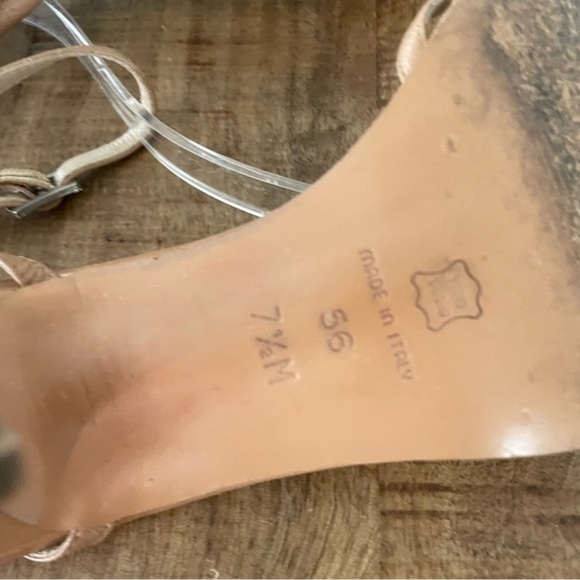 Via Spiga Floral Sandals Heels Leather - Picture 6 of 9